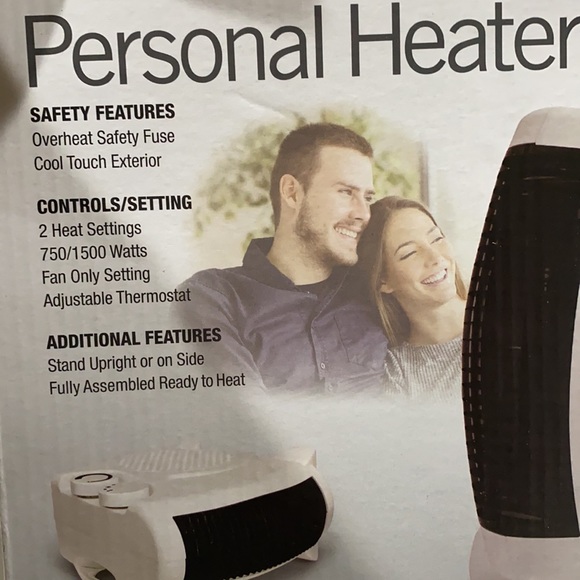 Brand New Personal Heater/Fan. Brand: Soleil. - Picture 7 of 8